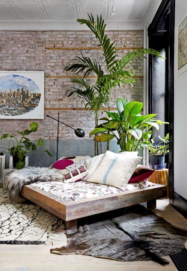 Low-platform-boho-bedroom-design