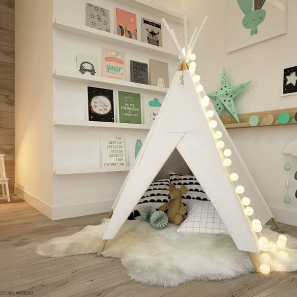 cozy-kids-reading-corner-with-tents